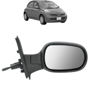 Oglinda Dreapta NISSAN MICRA III (K12) din 2002 - 2010, Auto, Reglaj mecanic, Completa - Img 2
