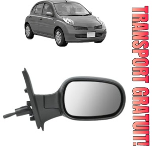 Oglinda Dreapta NISSAN MICRA III (K12) din 2002 - 2010, Auto, Reglaj mecanic, Completa