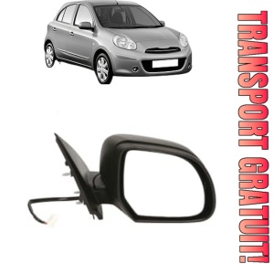 Oglinda Dreapta NISSAN MICRA IV (K13K, K13KK) din 2010 - 2015, Auto, Reglaj electric, Completa