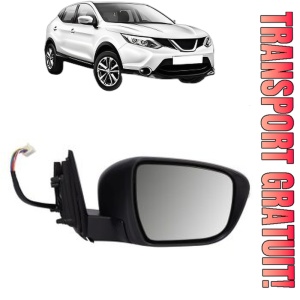 Oglinda Dreapta NISSAN QASHQAI II (J11, J11_) din 2013 - 2020, Auto, Reglaj electric, Completa