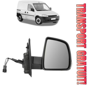 Oglinda Dreapta OPEL COMBO Box Body/MPV din 2001 - 2012, Auto, Reglaj mecanic, Completa