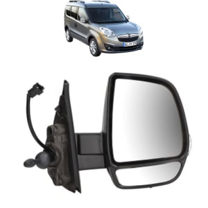 Oglinda Dreapta OPEL COMBO Tour (X12) din 2012 - 2016, Auto, Reglaj mecanic, Completa - Img 2