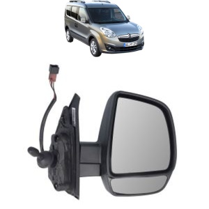 Oglinda Dreapta OPEL COMBO Tour (X12) din 2012 - 2016, Auto, Reglaj mecanic, Completa - Img 2