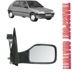 Oglinda Dreapta PEUGEOT 106 I (1A, 1C) din 1991 - 1996, Auto, Reglaj electric, Completa