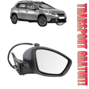 Oglinda Dreapta PEUGEOT 2008 I (CU_) din 2013 - 2019, Auto, Reglaj electric, Completa