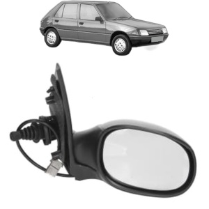 Oglinda Dreapta PEUGEOT 205 II (20A/C) din 1987 - 1998, Auto, Reglaj mecanic, Completa - Img 2