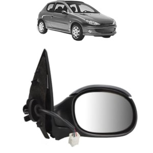 Oglinda Dreapta PEUGEOT 206 Hatchback (2A/C) din 1998 - 2012, Auto, Reglaj electric, Completa - Img 2