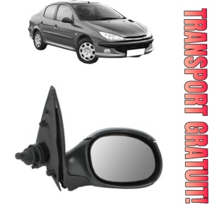 Oglinda Dreapta PEUGEOT 206 Saloon din 2007 - 2008, Auto, Reglaj mecanic, Completa