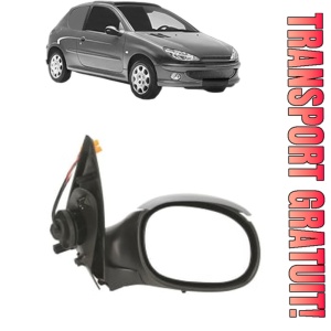 Oglinda Dreapta PEUGEOT 206 Van din 2001 - 2009, Auto, Reglaj electric, Completa