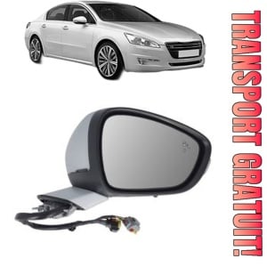 Oglinda Dreapta PEUGEOT 508 I (8D_) din 2010 - 2018, Auto, Reglaj manual, Completa