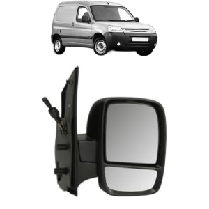 Oglinda Dreapta PEUGEOT PARTNER Box Body/MPV din 2008 - 2016, Auto, Reglaj mecanic, Completa - Img 2