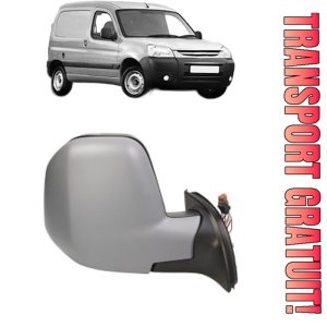 Oglinda Dreapta PEUGEOT PARTNER Box Body/MPV din 2008 - 2016, Auto, Reglaj electric, Completa