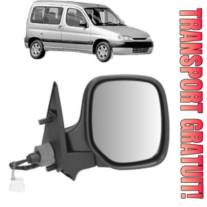 Oglinda Dreapta PEUGEOT PARTNER MPV (5_, G_) din 1996 - 2015, Auto, Reglaj mecanic, Completa