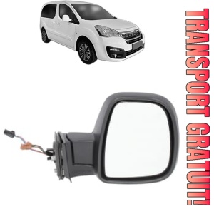 Oglinda Dreapta PEUGEOT PARTNER ORIGIN Box Body/MPV (G_) din 2008 - 2015, Auto, Reglaj electric, Completa
