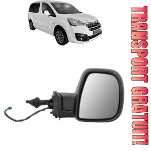 Oglinda Dreapta PEUGEOT PARTNER ORIGIN Box Body/MPV (G_) din 2008 - 2015, Auto, Reglaj mecanic, Completa