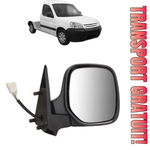 Oglinda Dreapta PEUGEOT PARTNER Platform/Chassis (5_, G_) din 1997 - 2008, Auto, Reglaj electric, Completa