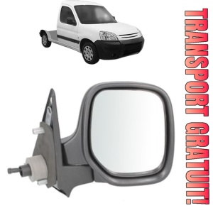 Oglinda Dreapta PEUGEOT PARTNER Platform/Chassis (5_, G_) din 1997 - 2008, Auto, Reglaj mecanic, Completa