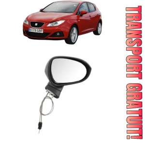 Oglinda Dreapta SEAT IBIZA IV Hatchback Van (6J1) din 2008 - 2015, Auto, Reglaj mecanic, Completa