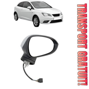 Oglinda Dreapta SEAT IBIZA IV SC (6J1, 6P5) din 2008 - 2016, Auto, Reglaj electric, Completa