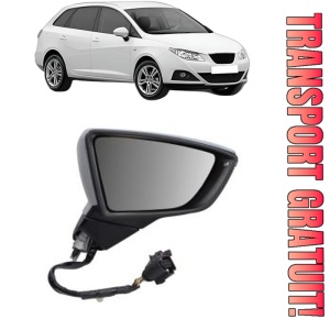 Oglinda Dreapta SEAT IBIZA IV ST (6J8, 6P8) din 2010 - 2016, Auto, Reglaj electric, Completa