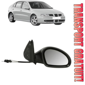 Oglinda Dreapta SEAT LEON (1M1) din 1999 - 2006, Auto, Reglaj mecanic, Completa