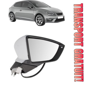 Oglinda Dreapta SEAT LEON SC (5F5) din 2013 - 2018, Auto, Reglaj electric, Completa