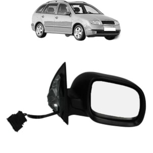 Oglinda Dreapta SKODA FABIA I Combi (6Y5) din 2000 - 2007, Auto, Reglaj electric, Completa - Img 2