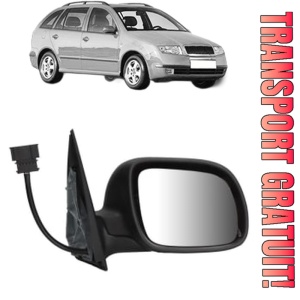 Oglinda Dreapta SKODA FABIA I Combi (6Y5) din 2000 - 2007, Auto, Reglaj electric, Completa