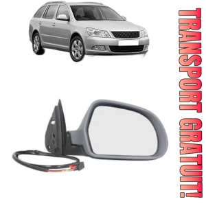 Oglinda Dreapta SKODA OCTAVIA II Combi (1Z5) din 2004 - 2013, Auto, Reglaj electric, Completa