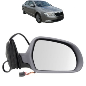 Oglinda Dreapta SKODA SUPERB II (3T4) din 2008 - 2015, Auto, Reglaj electric, Completa - Img 2
