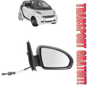 Oglinda Dreapta SMART FORTWO Cabrio (451) din 2007 - 2013, Auto, Reglaj mecanic, Completa
