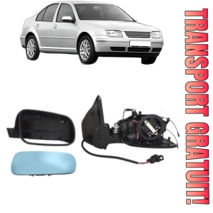 Oglinda Dreapta Volkswagen BORA I (1J2) din 1998 - 2013, Auto, Reglaj electric, Completa