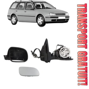 Oglinda Dreapta Volkswagen GOLF IV Variant (1J5) din 1999 - 2006, Auto, Reglaj mecanic, Completa
