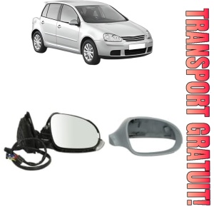 Oglinda Dreapta Volkswagen GOLF V (1K1) din 2003 - 2009, Auto, Reglaj electric, Completa
