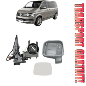 Oglinda Dreapta Volkswagen MULTIVAN T5 (7HM, 7HN, 7HF, 7EF, 7EM, 7EN) din 2003 - 2015, Auto, Reglaj electric, Completa