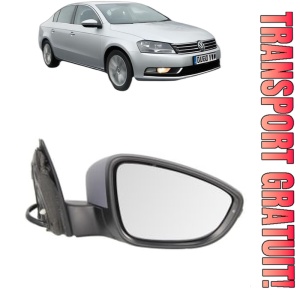 Oglinda Dreapta Volkswagen PASSAT B7 (A32, A33) din 2011 - 2020, Auto, Reglaj electric, Completa