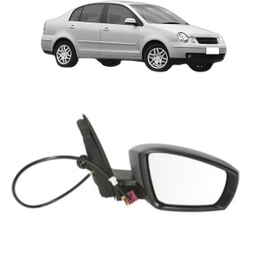 Oglinda Dreapta Volkswagen POLO IV Saloon (9A4, 9A2, 9N2, 9A6) din 2002 - 2012, Auto, Reglaj mecanic, Completa - Img 2