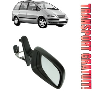 Oglinda Dreapta Volkswagen SHARAN (7M8, 7M9, 7M6) din 1995 - 2010, Auto, Reglaj mecanic, Completa