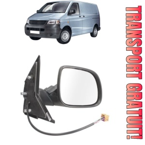 Oglinda Dreapta Volkswagen TRANSPORTER T5 Van (7HA, 7HH, 7EA, 7EH) din 2003 - 2015, Auto, Reglaj electric, Completa