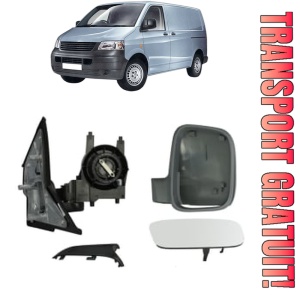 Oglinda Dreapta Volkswagen TRANSPORTER T5 Van (7HA, 7HH, 7EA, 7EH) din 2003 - 2015, Auto, Reglaj manual, Completa