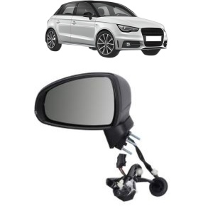 Oglinda Stanga AUDI A1 Sportback (8XA, 8XF) din 2011 - 2018, Auto, Reglaj electric, Completa - Img 2