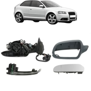 Oglinda Stanga AUDI A3 (8P1) din 2003 - 2012, Auto, Reglaj electric, Completa - Img 2