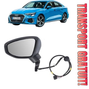 Oglinda Stanga AUDI A3 Limousine (8YS, 8YM) din 2020 - 2024, Auto, Reglaj electric, Completa