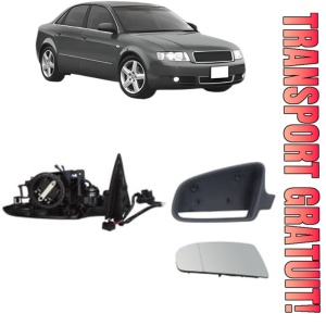 Oglinda Stanga AUDI A4 B6 (8E2) din 2000 - 2004, Auto, Reglaj electric, Completa