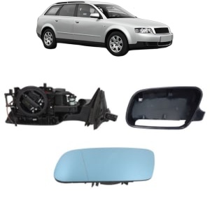Oglinda Stanga AUDI A4 B6 Avant (8E5) din 2001 - 2004, Auto, Reglaj electric, Completa - Img 2
