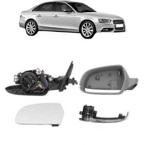 Oglinda Stanga AUDI A4 B8 (8K2) din 2007 - 2015, Auto, Reglaj electric, Completa - Img 2