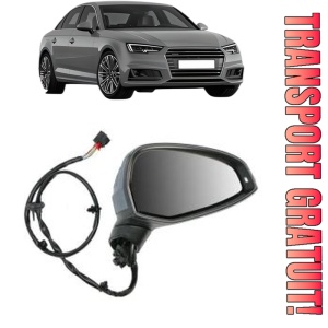 Oglinda Stanga AUDI A4 B9 (8W2, 8WC) din 2015 - 2019, Auto, Reglaj electric, Completa
