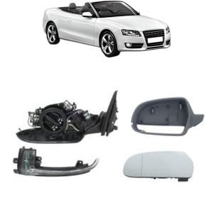 Oglinda Stanga AUDI A5 Convertible (8F7) din 2009 - 2017, Auto, Reglaj electric, Completa - Img 2