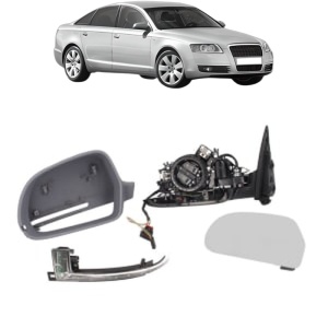 Oglinda Stanga AUDI A6 C6 (4F2) din 2004 - 2011, Auto, Reglaj electric, Completa - Img 2