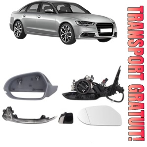Oglinda Stanga AUDI A6 C7 (4G2, 4GC) din 2010 - 2018, Auto, Reglaj electric, Completa